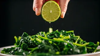 Keep Your Boiled Leafy Greens Green With 1 Lime Squeeze