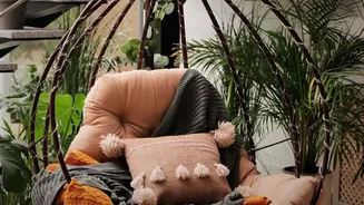 How To Create Cozy Seating Nooks On Balconies Using Soft Fairy Lights And Brass Lanterns