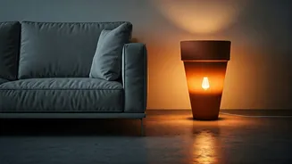 Turn Old Pots Into Minimalist Floor Lamps Easily