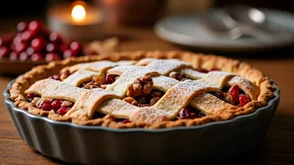 Festive Cranberry Pie: A Perfect Blend of Sweet & Tangy for Your Celebrations