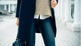 5 stylish ways to wear cashmere leggings