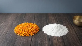 Craft Eco Friendly Doorstep Rangolis Easily Using Fresh Marigold Petals And Rice Flour