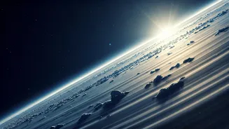 Billions Of Moving Ice Debris Fields Construct Beautiful Saturn Rings