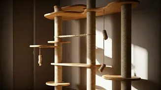 Craft An Incredibly Cool Jute Climbing Jungle For Indoor Cats