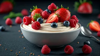 Whip Tofu And Berries For Ultimate Late Night