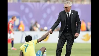 Carlo Ancelotti Reveals Why Vinicius Jr Didn't Take Penalty In Brazil's FIFA World Cup Exit