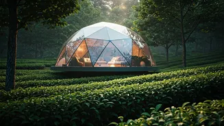 Private Tea Garden Eco Domes Offer Unmatched Couple Serenity