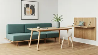 Space-Saving Furniture Makes Tiny Homes Feel Bigger