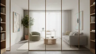 Beyond solid walls in every small room, Fluted Glass In Compact Homes highlights the balance between openness and visual separation