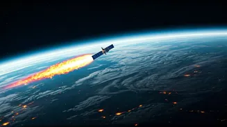 Van Allen Probe A's Fiery Descent: What Happens When Satellites Return to Earth Uncontrolled?