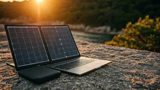 Power Laptops Off Grid With Lightweight Solar Panels
