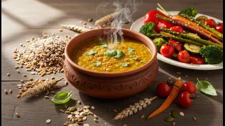 A Smarter Lunch Formula Pairs Whole Grains With Dal And Vegetables