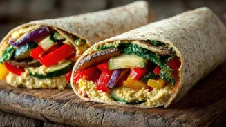 Quick hummus wraps: 5 tasty options