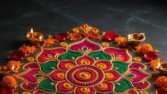 Why Diverse Regional Folk Art Forms Shape Local Diwali Floor Patterns and Decor