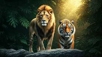 Only India Has Wild Lions And Tigers Together