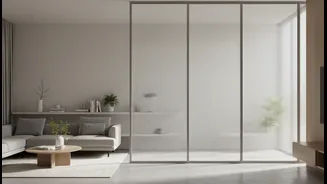2026 interior trends: Fluted Glass In Compact Homes is returning as a light-friendly privacy solution