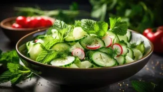Beat the heat with this refreshing cucumber salad