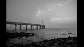 Monsoon Advances in Maharashtra but Faces Dry Air Resistance