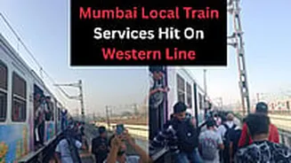 Mumbai Local Train Services Hit: OHE Fault Between Bhayandar & Naigaon Delays WR Services By 45 Minutes; Video Shows Frustrated Commuters Walking O...