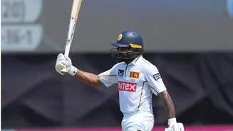 Which batter has recorded most 50-plus Test scores without hundred?