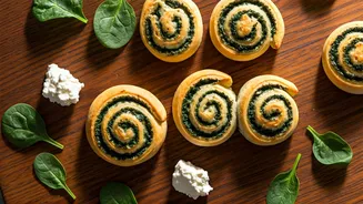 Whip Up Wholesome Spinach Ricotta Pinwheels: A Quick & Healthy Breakfast