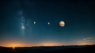 Clear Night Skies Host Stunning Mercury Venus Jupiter Gathering