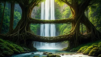 Cherrapunji Root Bridges And Peak Waterfall Volume Await Travelers
