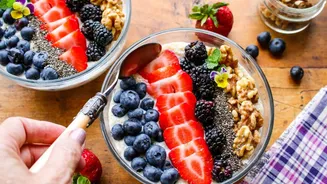 Transform plain quinoa bowls with fresh fruits