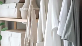 How To Use Woven Baskets To Create Organised And Beautiful Open Closet Shelves