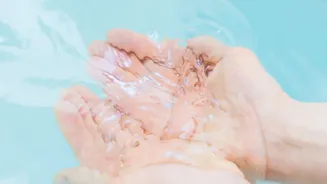 Reset high anxiety levels fast using cold water facial immersion and cool water