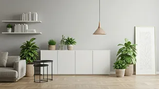 Smart Living Means Storage, Plants And Lighting