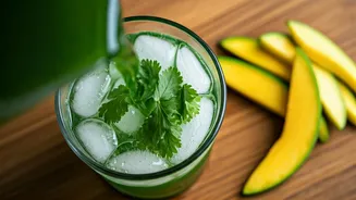 This Vibrant Raw Mango Coriander Brew Replaces Aerated Drinks Forever