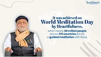 Millions Meditate Together As Heartfulness Sets Guinness World Record