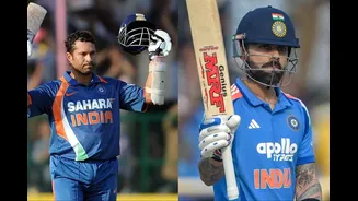 Virat Kohli Equals Sachin Tendulkar's Record Of Most Runs For India In...