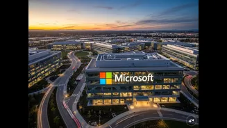 Microsoft's core cloud sales slow despite record spending; Stock falls over 5%