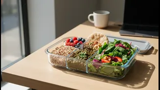 Busy Workday Lunches With Fibre Could Support Healthy Cholesterol Goals