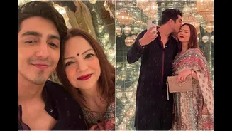 Ahaan Panday's Diwali Pics With Mom Go Viral