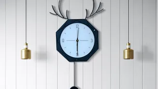 Replace boring wall clocks with bold ones for home makeover