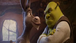Filhos de Shrek e Fiona causam confusões em trailer de Shrek 5