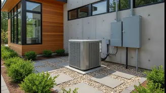 A Safe Layout Keeps Air-Conditioner Units and Service Panels Reachable