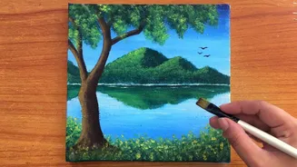 How to enhance your well-being with nature painting