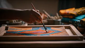 Crafting Vibrant African Textile Art: A Step-by-Step Home Guide