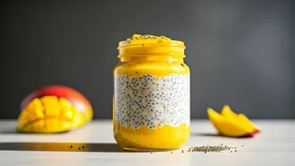 Start Your Day With Alphonso Mango Chia Seed Overnight Oats