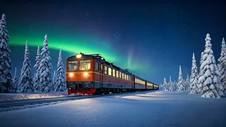 Arctic Nights: A Snowy Wilderness Journey