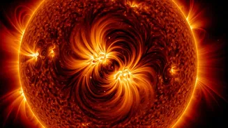 Sunspot Movement From Poles To Equator Reveals Solar Cycle