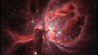 Red Clouds In Space Are Full Of Clues