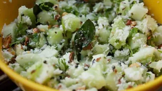 Grated coconut + cucumber: Have you tried this salad combo?