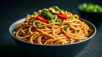 Elite Flavors in Minutes: Chef's 15-Minute Peanut Chilli Noodles Recipe