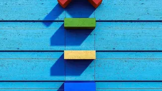 How Geometric Colour Shapes The Colour-Blocked Wall Art For Home Decor Story