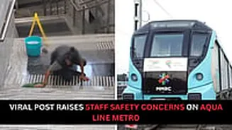 Cleaning Staff Seen Without PPE On Mumbai Metro 3; Raises Worker Safety Concerns